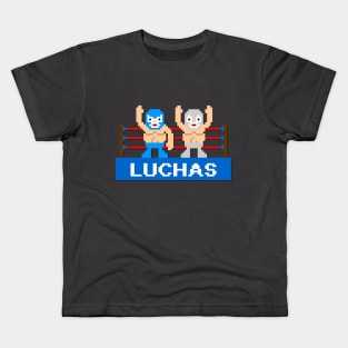 Luchas pixel art Kids T-Shirt